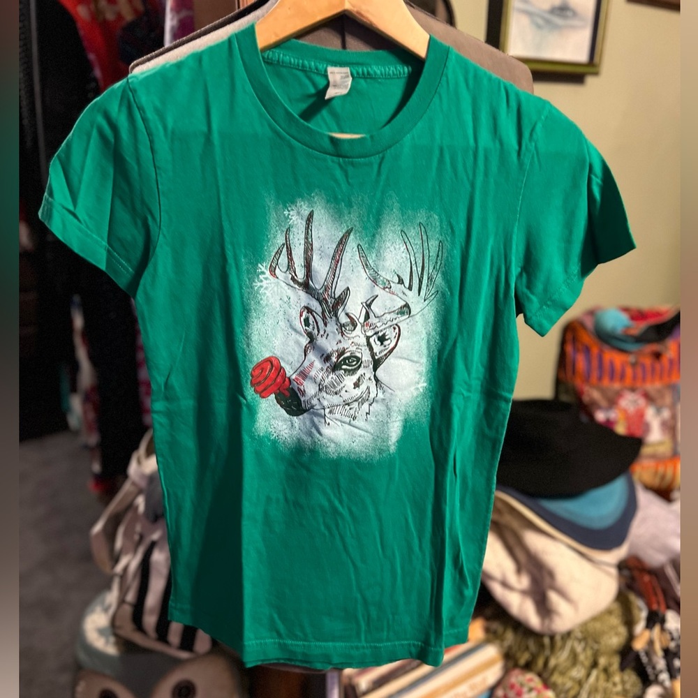 Shirt woot! Limited run LED Rudolf Christmas T-shirt! EUC rare find. Very fun